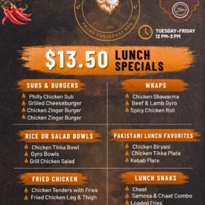 Lunch Menu Items